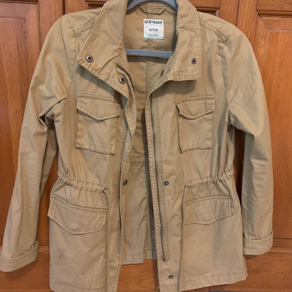 Old Navy Tan Utility Jacket